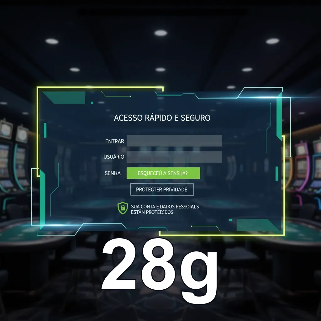 Tela de suporte da 28g para acesso rápido e oficial